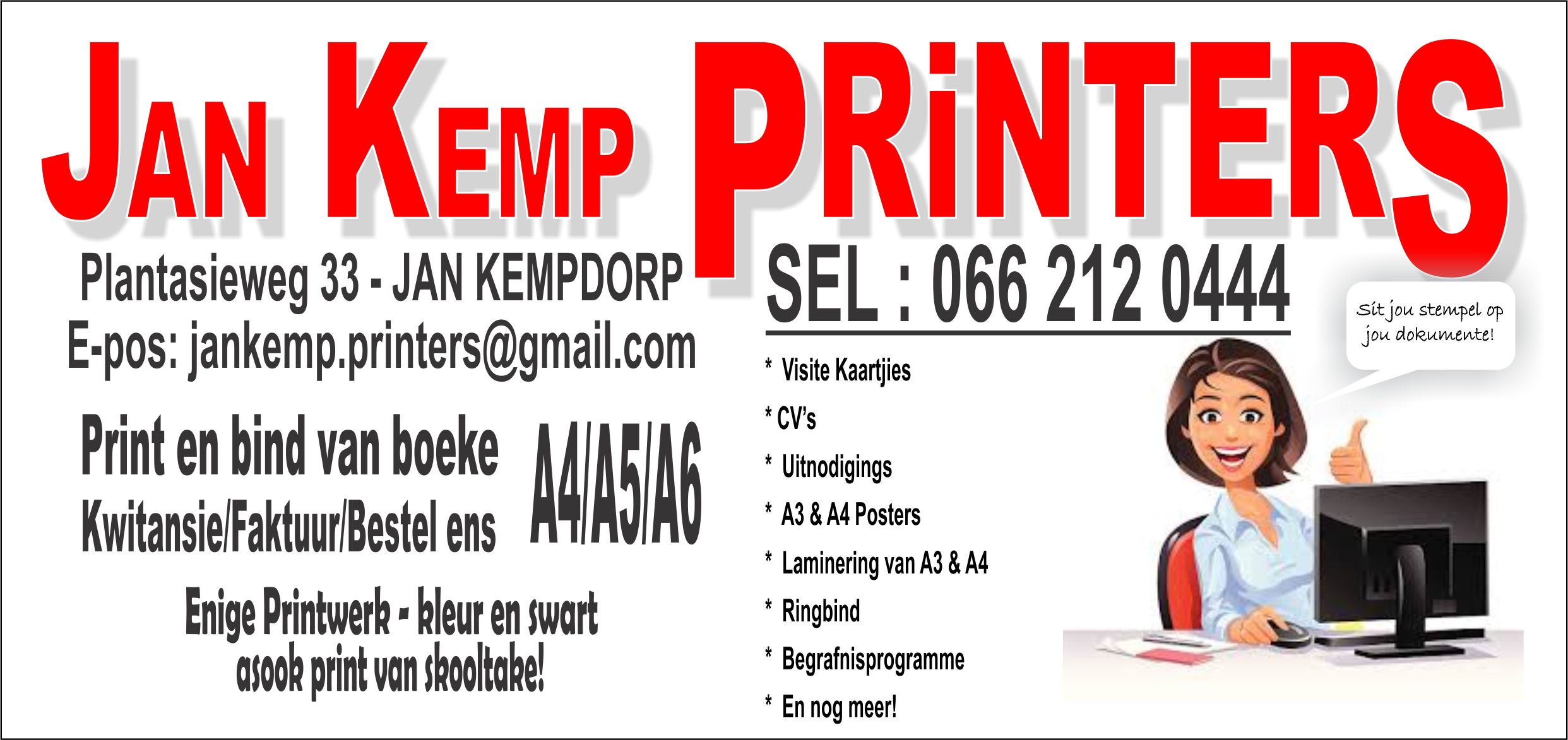 Jan Kemp Printers Advert 1